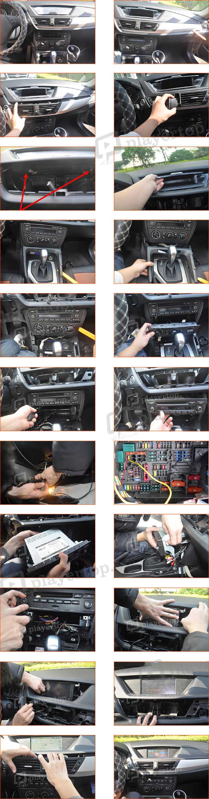 installation gps bmw x1 e84 2009